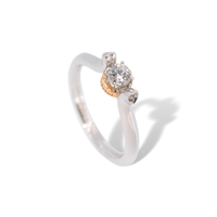 Ringe Salvini Dame in Weißgold Diamante 0.26 Ct DMBR0026H - DMBR0026H